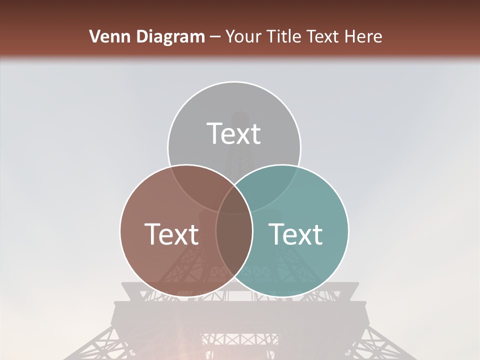 Europe Built Sun PowerPoint Template