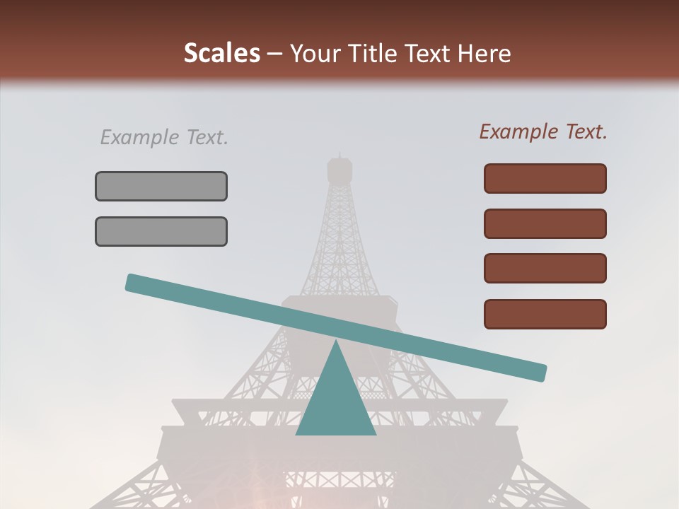 Europe Built Sun PowerPoint Template