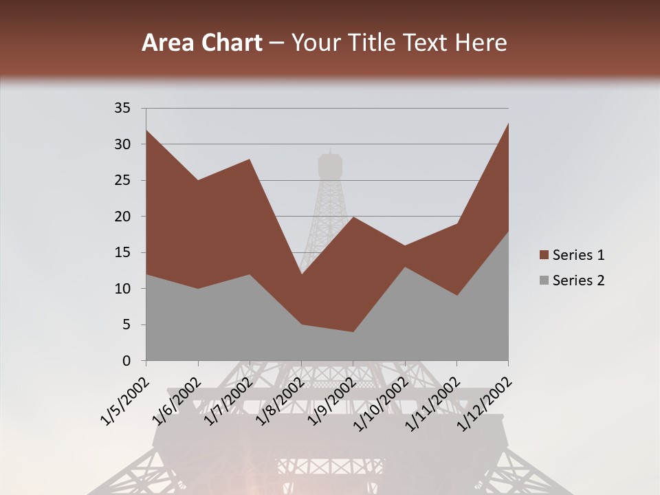 Europe Built Sun PowerPoint Template