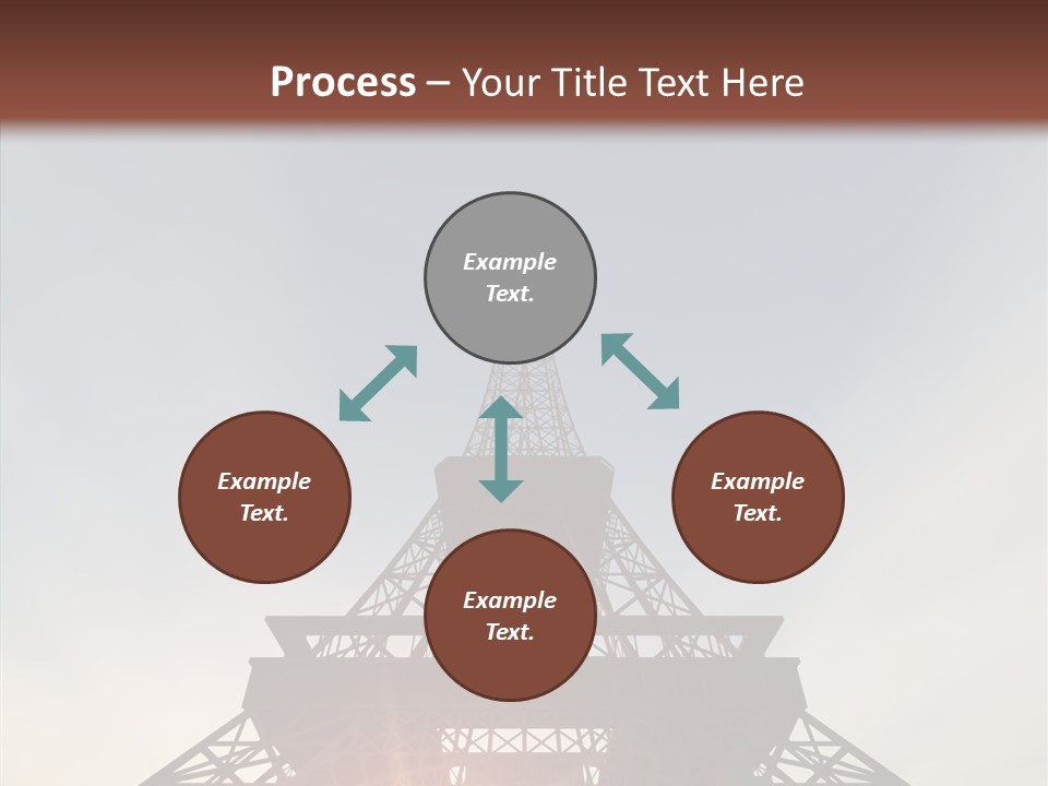 Europe Built Sun PowerPoint Template