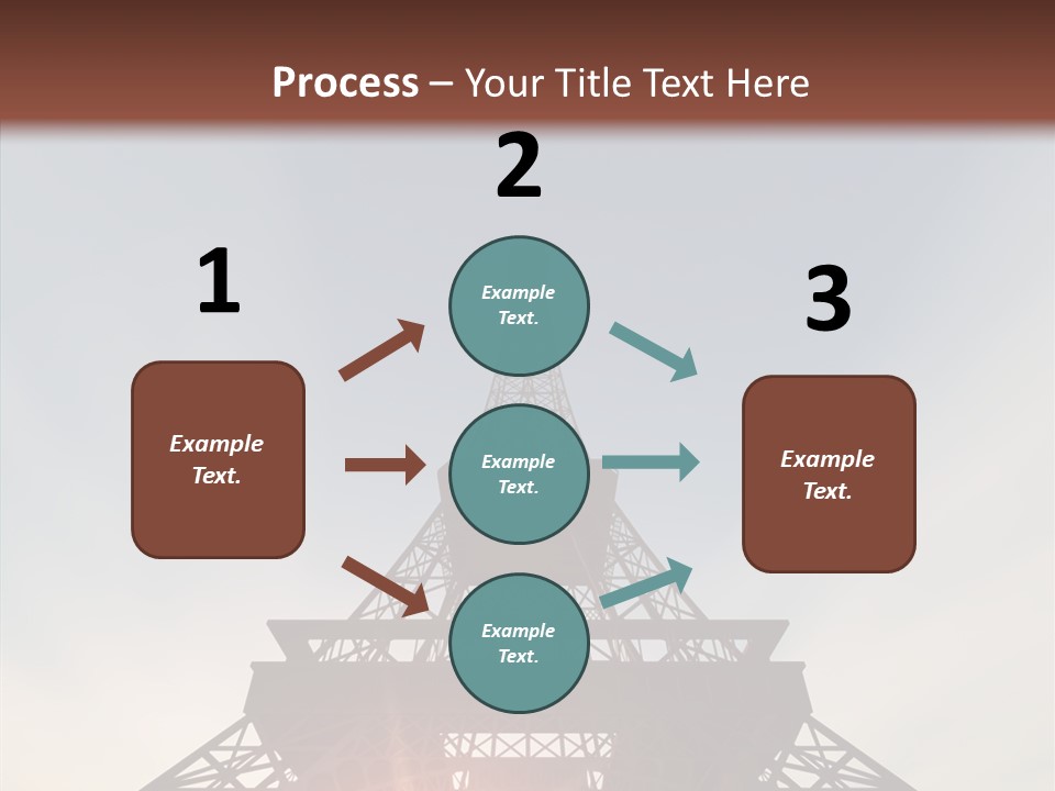 Europe Built Sun PowerPoint Template