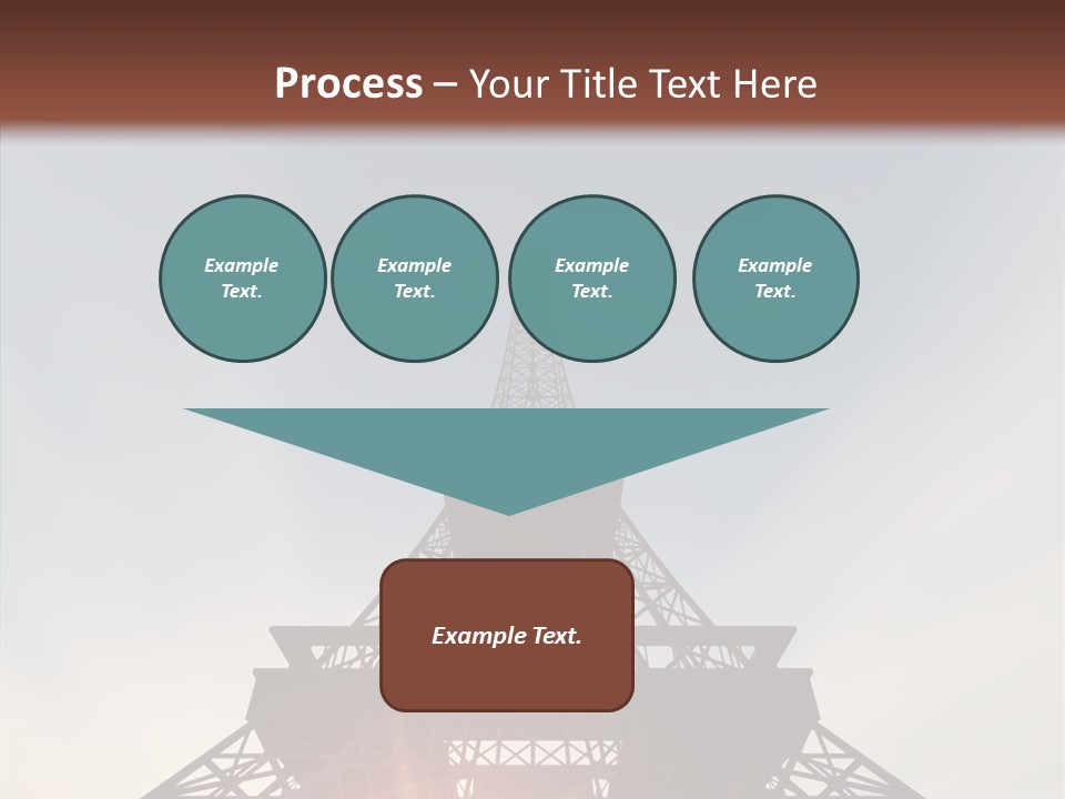 Europe Built Sun PowerPoint Template