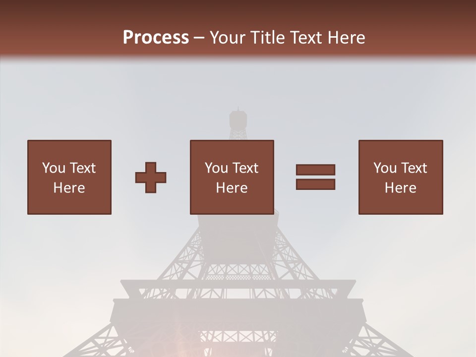Europe Built Sun PowerPoint Template