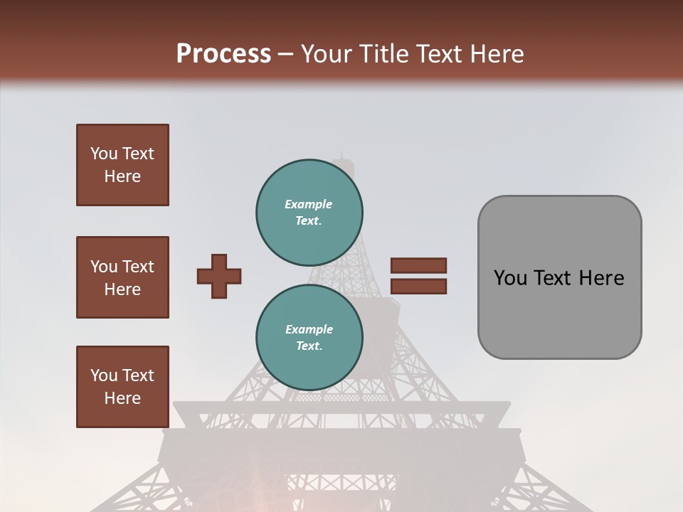 Europe Built Sun PowerPoint Template