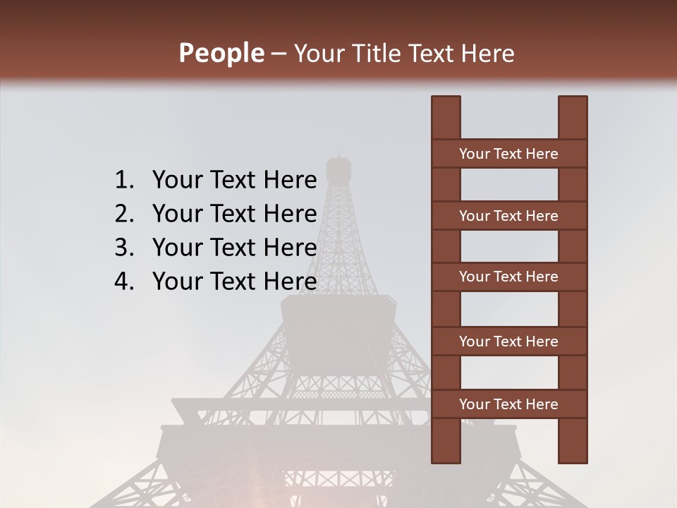 Europe Built Sun PowerPoint Template