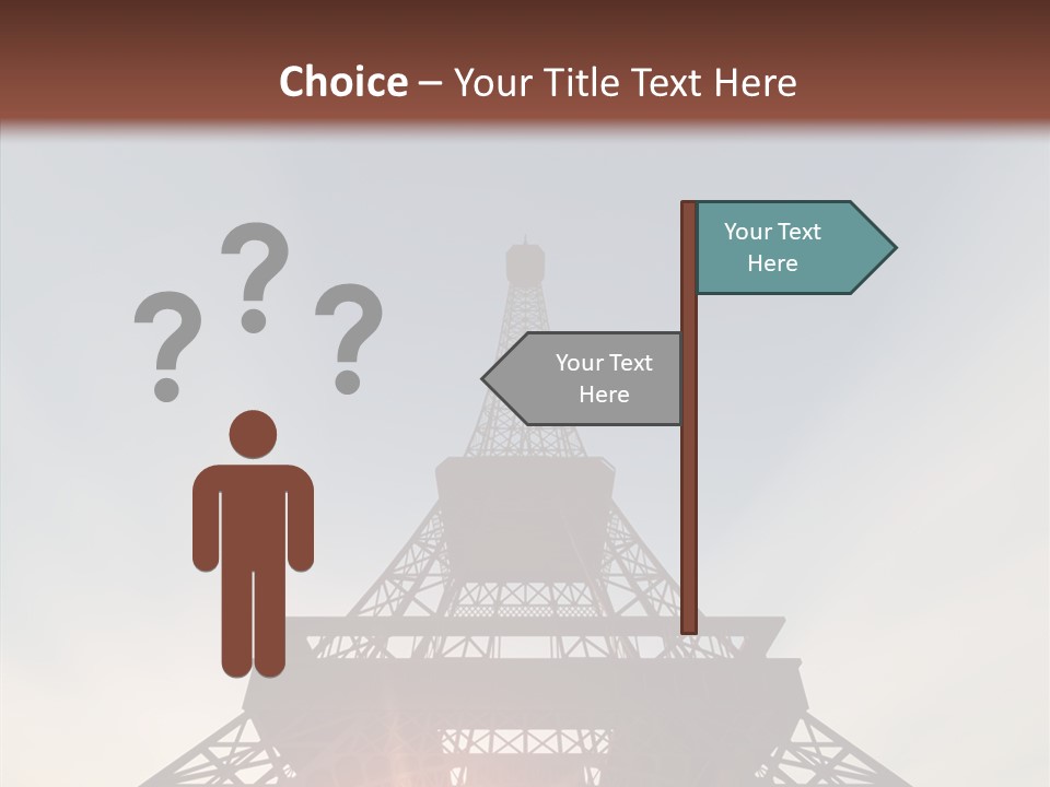 Europe Built Sun PowerPoint Template