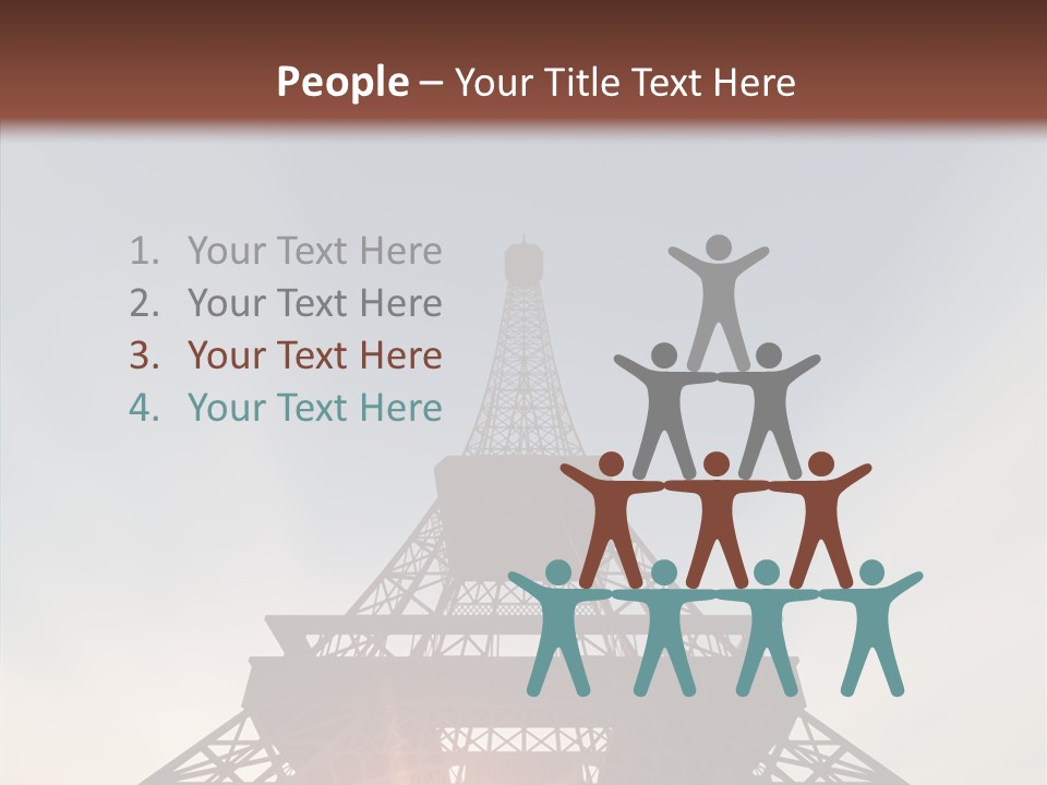 Europe Built Sun PowerPoint Template