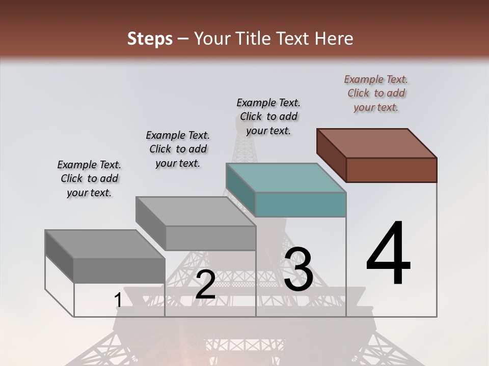 Europe Built Sun PowerPoint Template