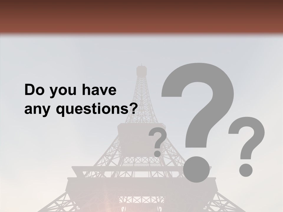 Europe Built Sun PowerPoint Template