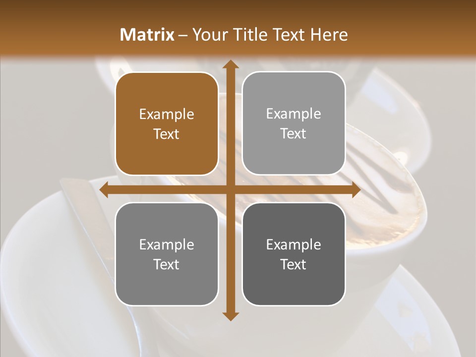 Ceramic Latte Breakfast PowerPoint Template