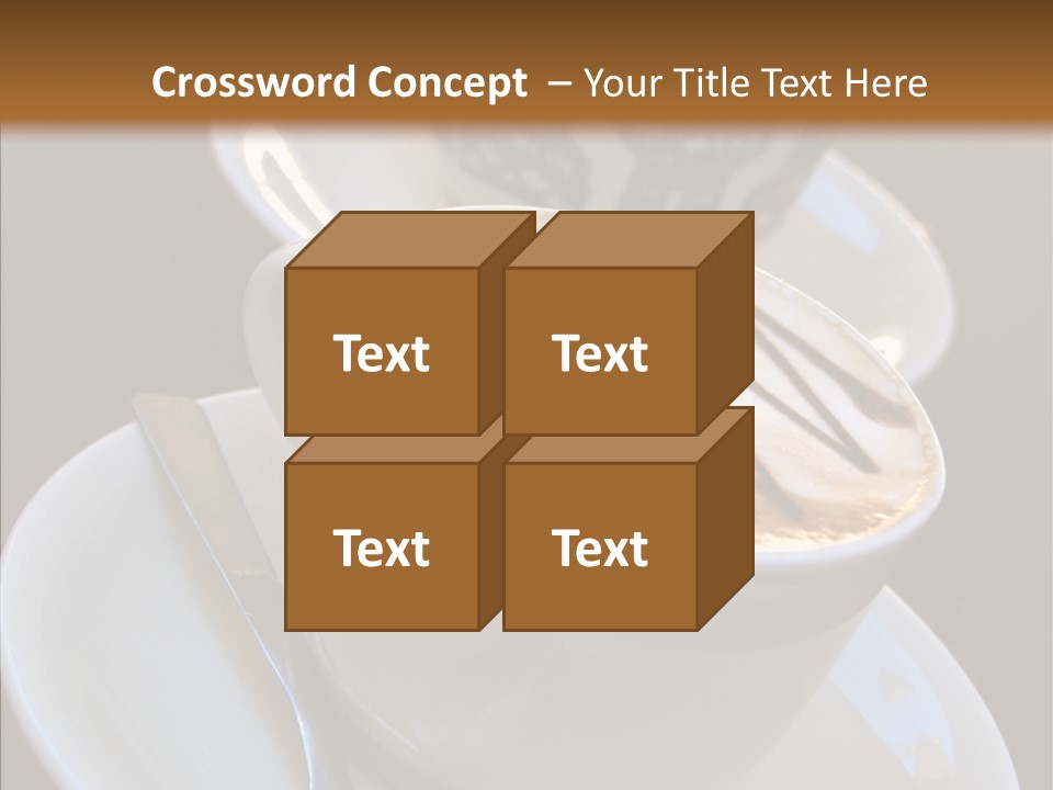 Ceramic Latte Breakfast PowerPoint Template