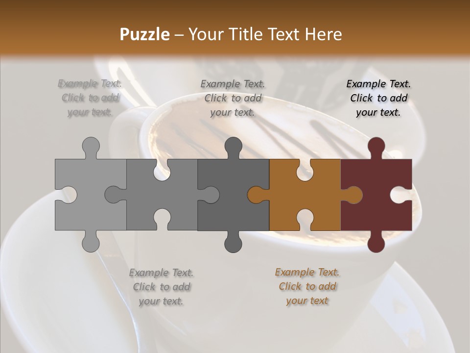 Ceramic Latte Breakfast PowerPoint Template