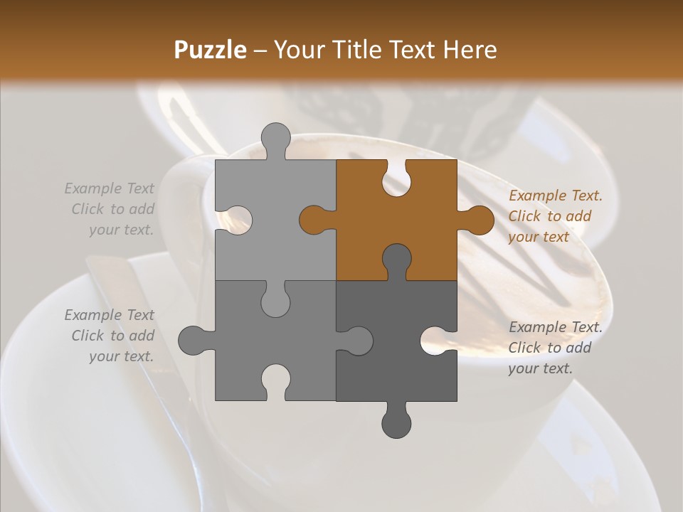 Ceramic Latte Breakfast PowerPoint Template