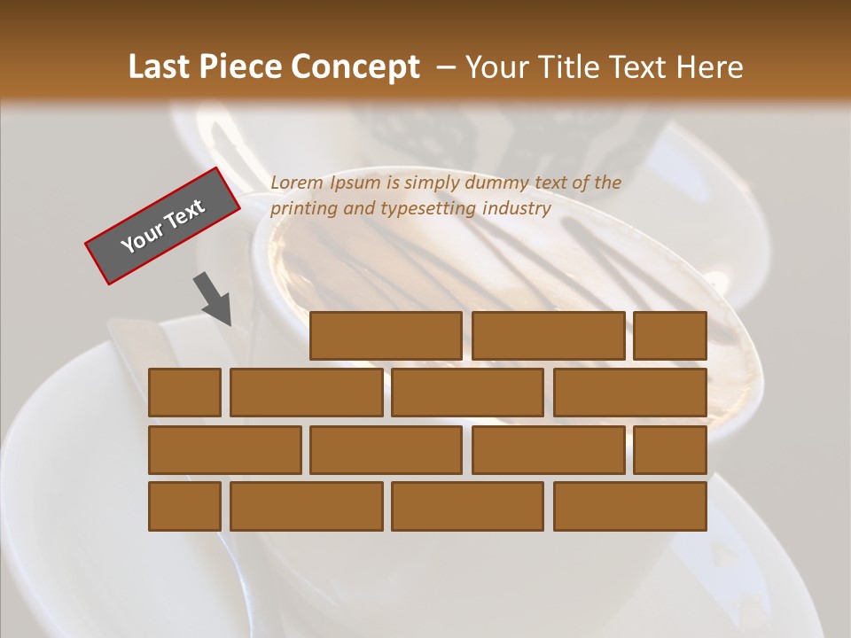 Ceramic Latte Breakfast PowerPoint Template