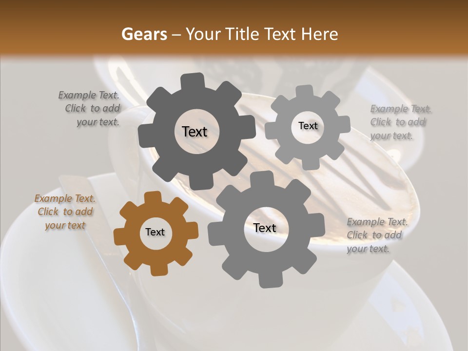 Ceramic Latte Breakfast PowerPoint Template