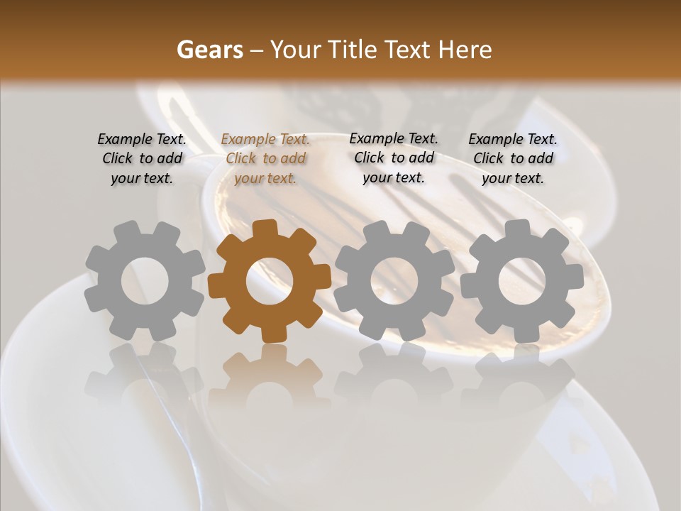 Ceramic Latte Breakfast PowerPoint Template