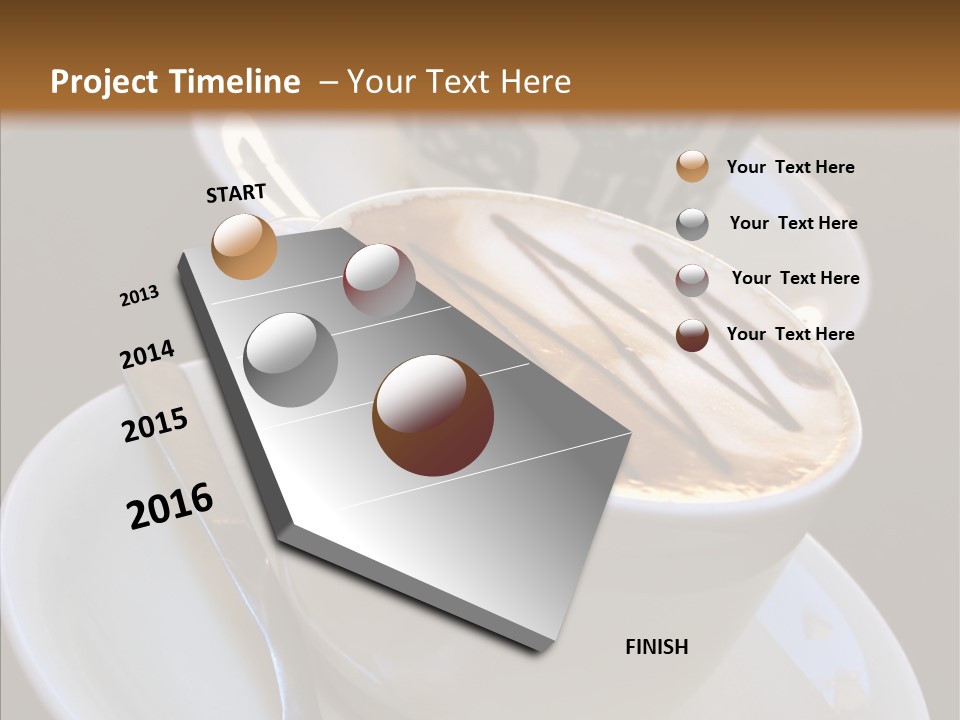 Ceramic Latte Breakfast PowerPoint Template