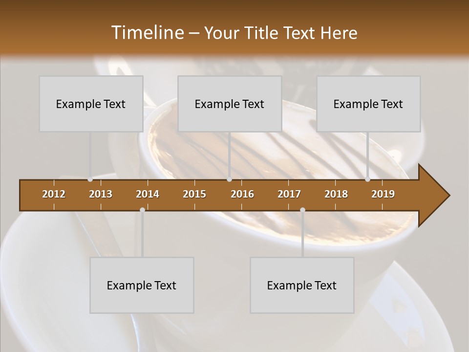 Ceramic Latte Breakfast PowerPoint Template