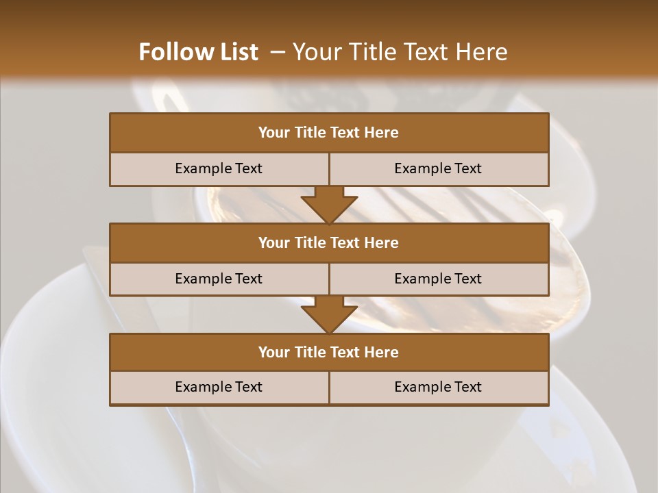 Ceramic Latte Breakfast PowerPoint Template