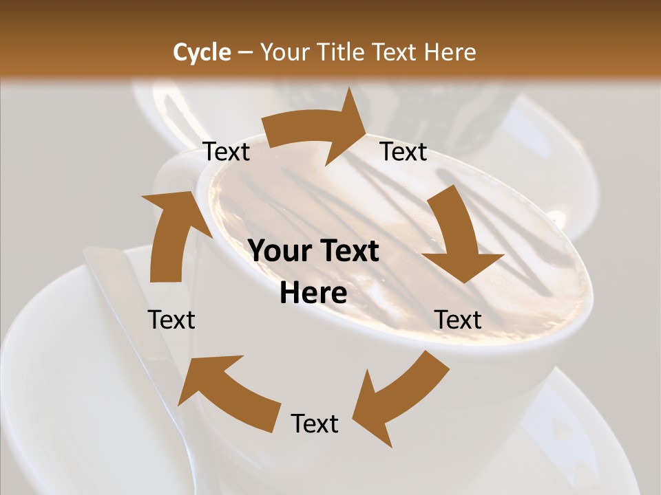 Ceramic Latte Breakfast PowerPoint Template