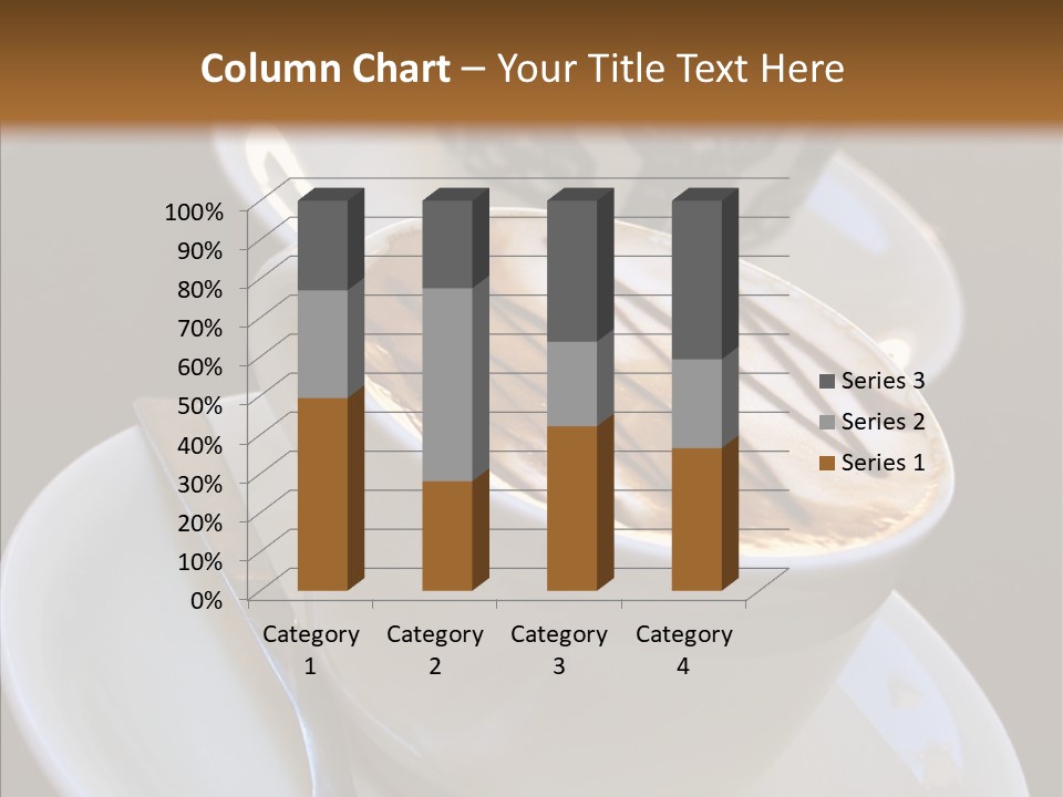 Ceramic Latte Breakfast PowerPoint Template