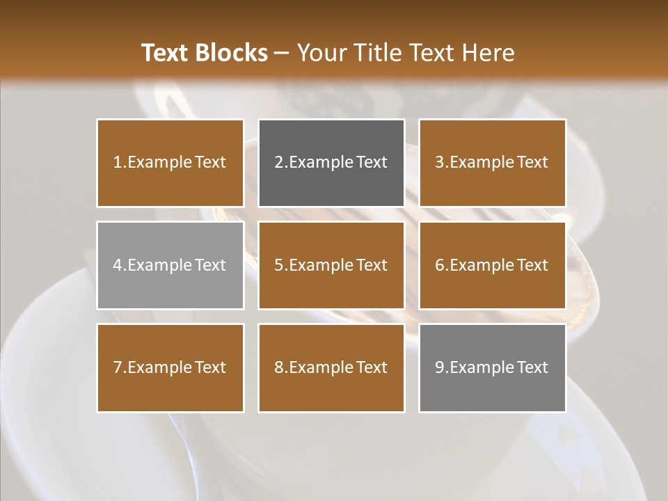 Ceramic Latte Breakfast PowerPoint Template