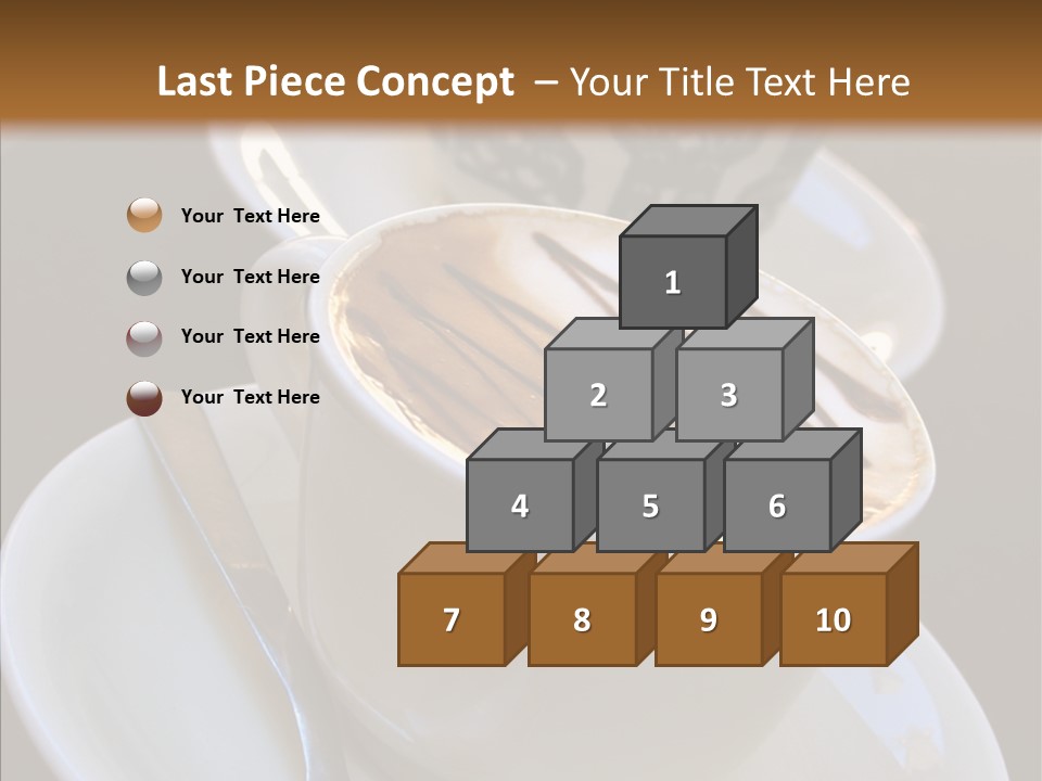 Ceramic Latte Breakfast PowerPoint Template