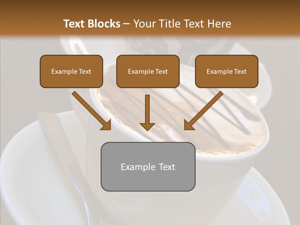 Ceramic Latte Breakfast PowerPoint Template