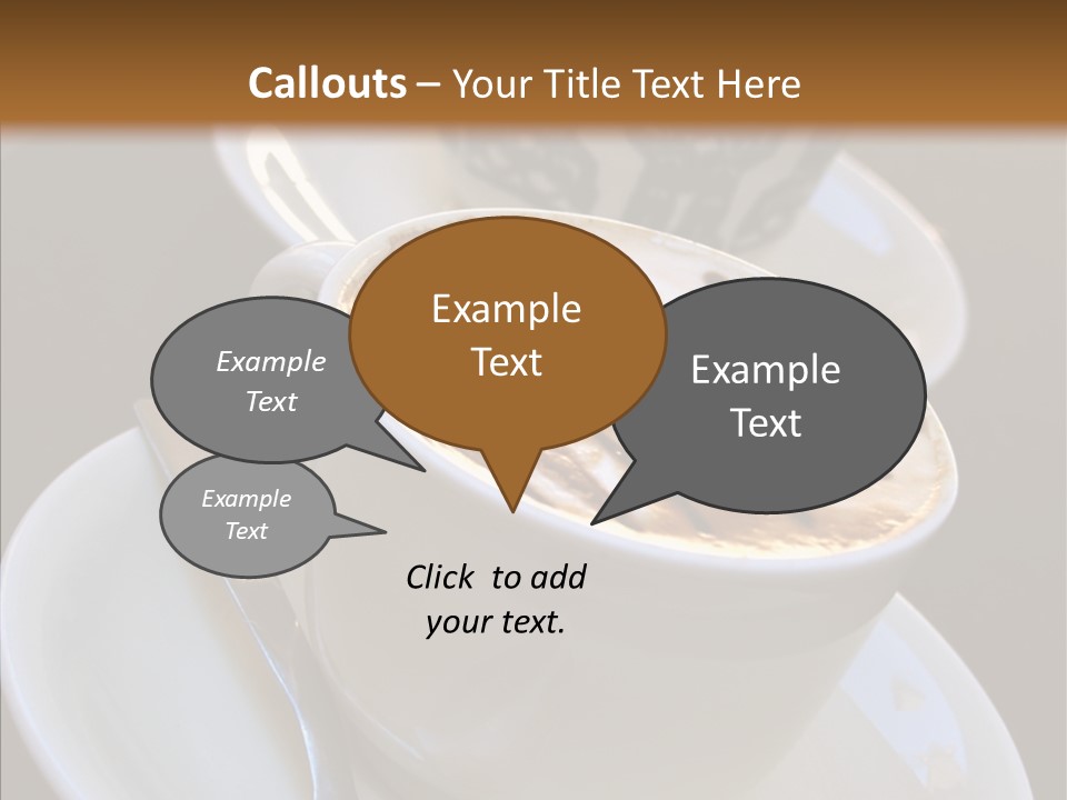 Ceramic Latte Breakfast PowerPoint Template