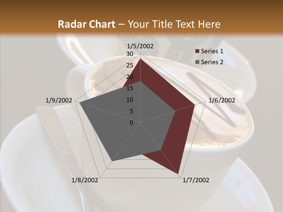 Ceramic Latte Breakfast PowerPoint Template