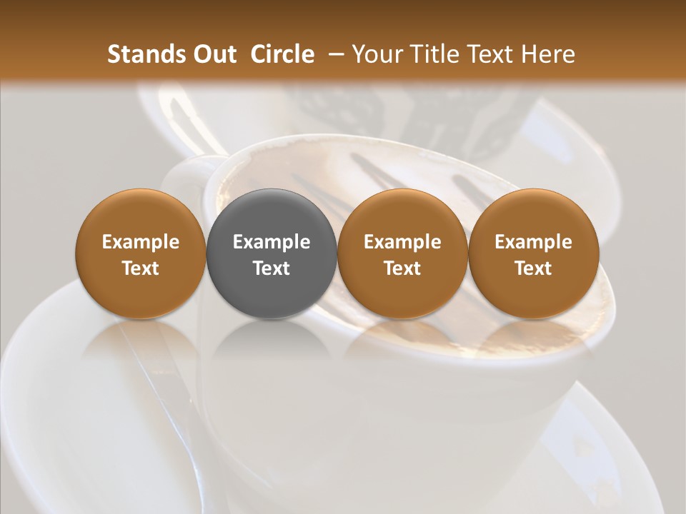 Ceramic Latte Breakfast PowerPoint Template