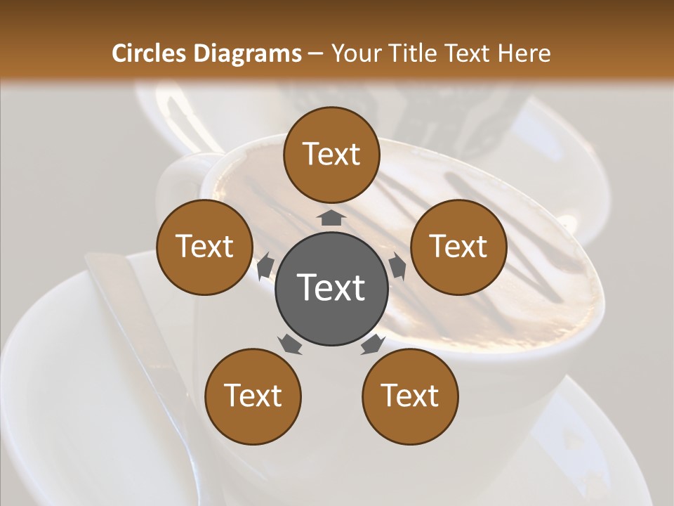 Ceramic Latte Breakfast PowerPoint Template