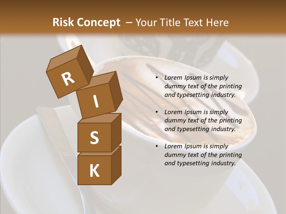 Ceramic Latte Breakfast PowerPoint Template