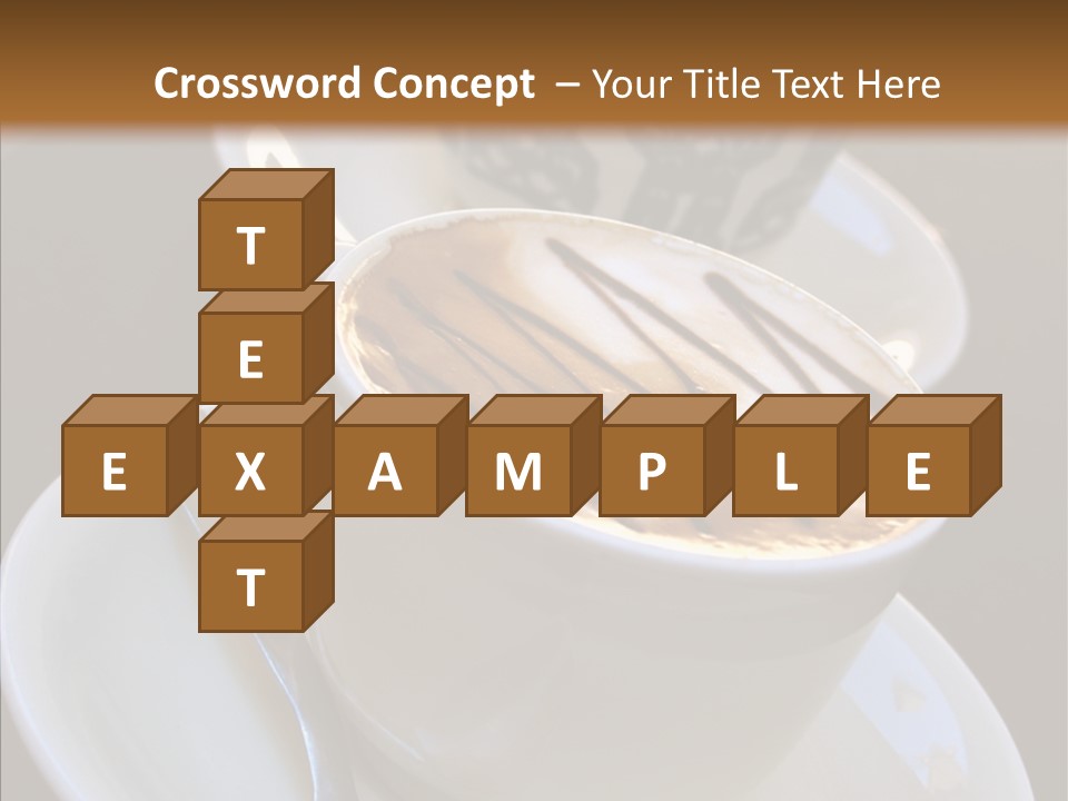 Ceramic Latte Breakfast PowerPoint Template