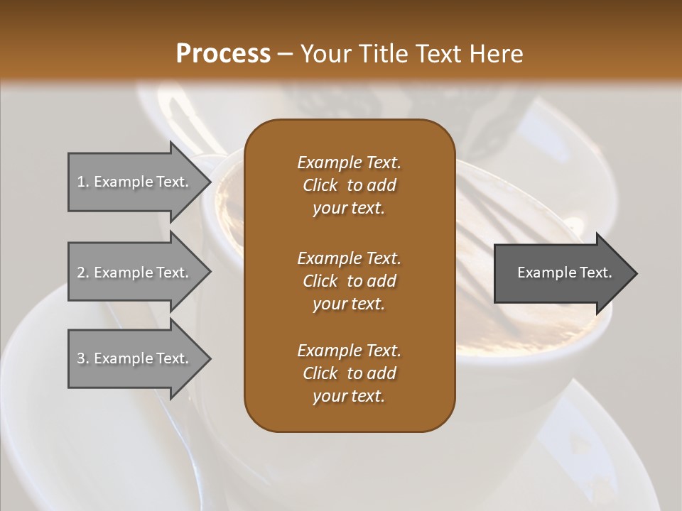 Ceramic Latte Breakfast PowerPoint Template