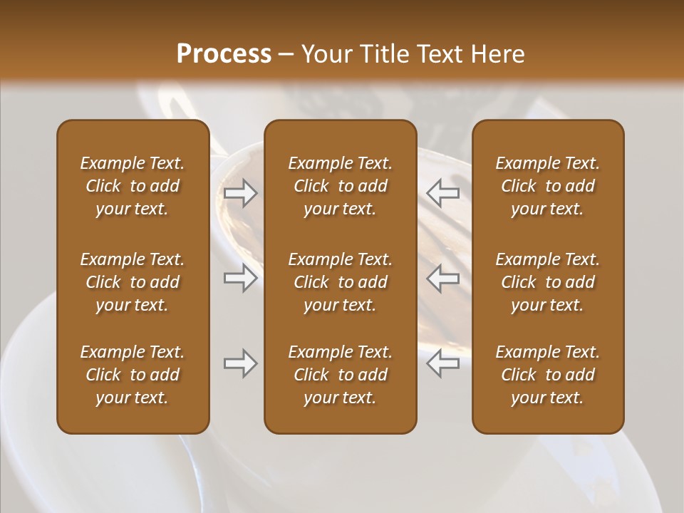Ceramic Latte Breakfast PowerPoint Template