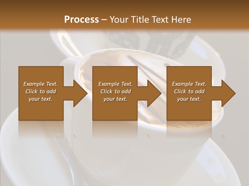 Ceramic Latte Breakfast PowerPoint Template
