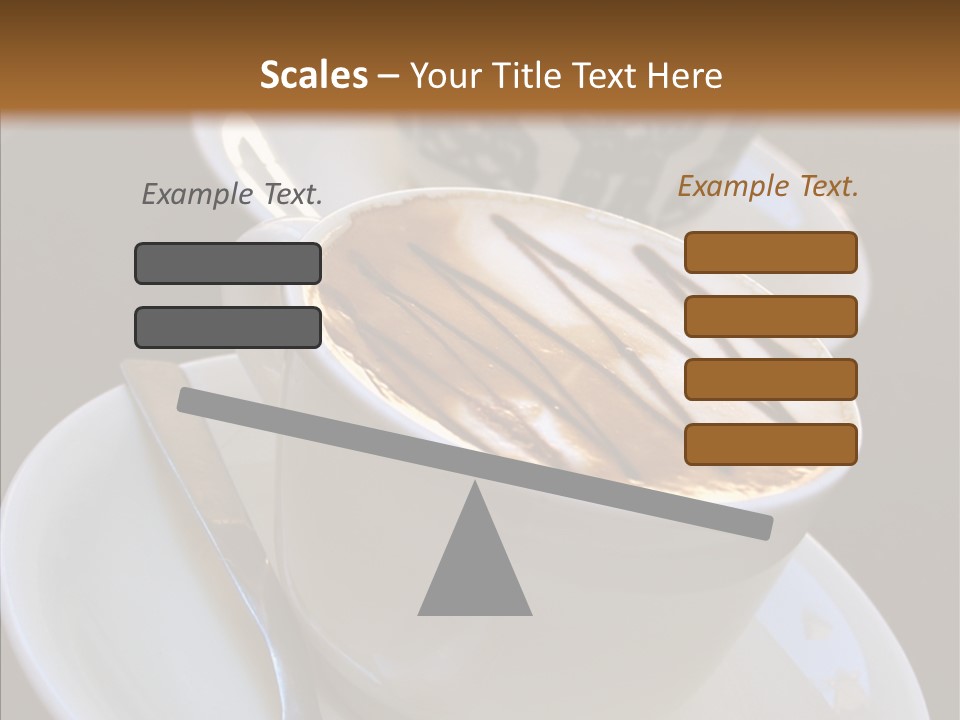 Ceramic Latte Breakfast PowerPoint Template