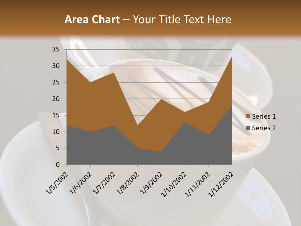 Ceramic Latte Breakfast PowerPoint Template