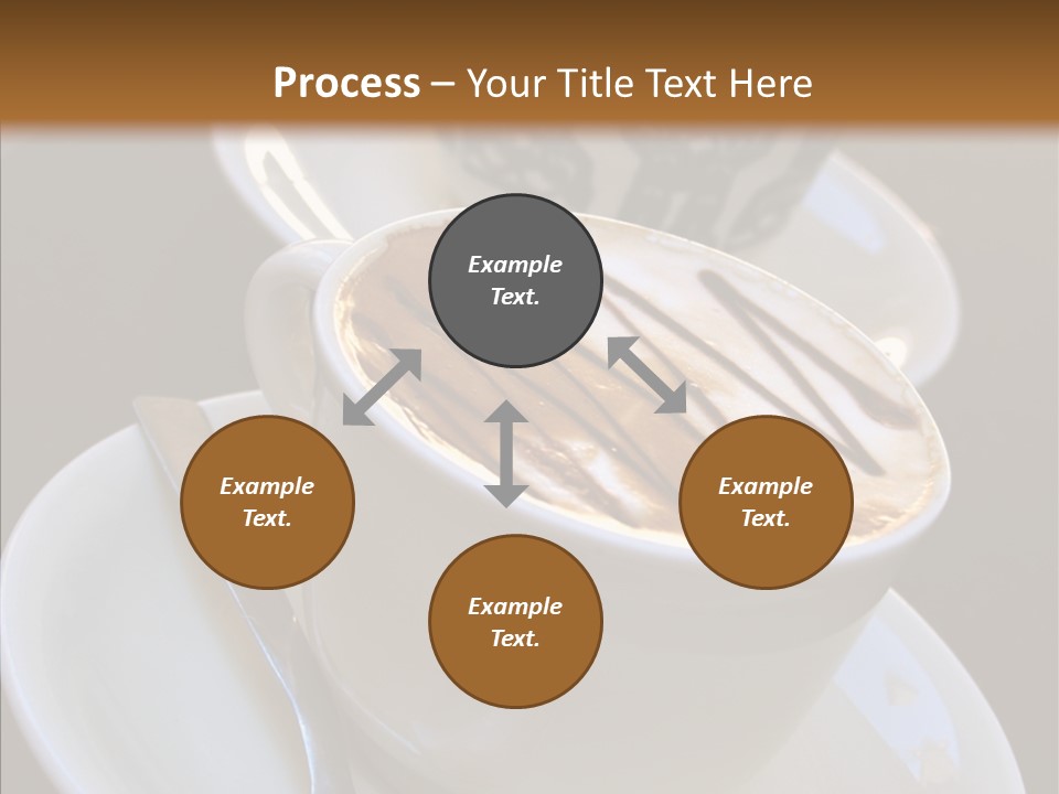Ceramic Latte Breakfast PowerPoint Template