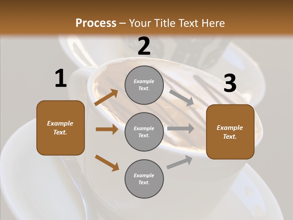 Ceramic Latte Breakfast PowerPoint Template
