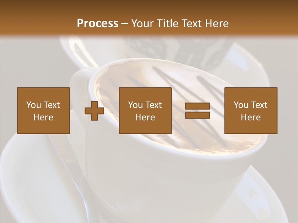 Ceramic Latte Breakfast PowerPoint Template