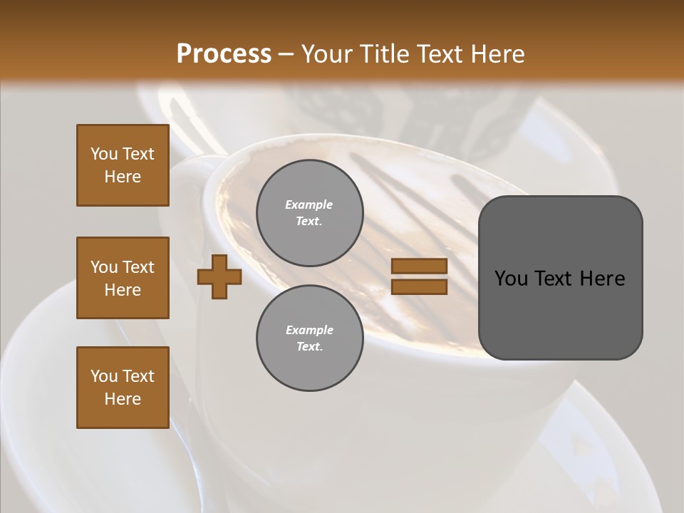 Ceramic Latte Breakfast PowerPoint Template