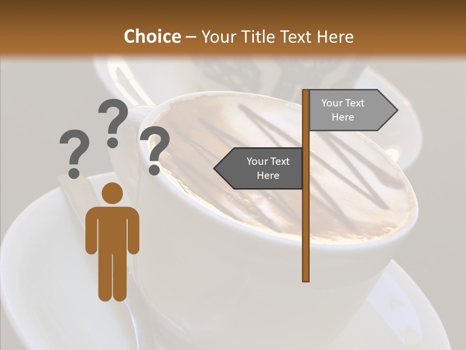 Ceramic Latte Breakfast PowerPoint Template