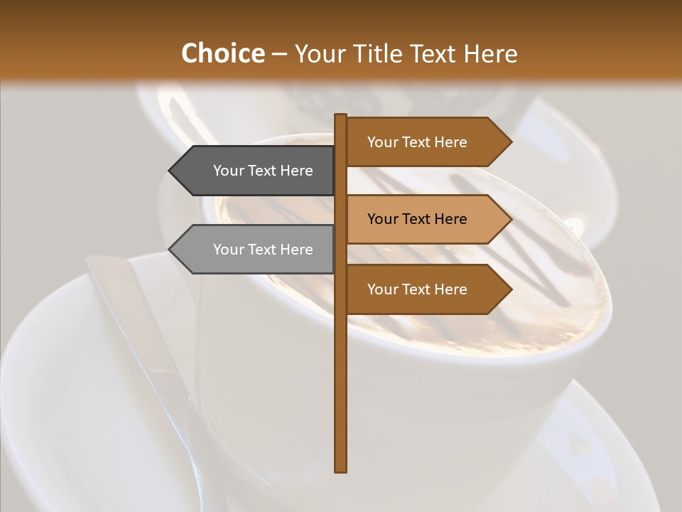 Ceramic Latte Breakfast PowerPoint Template