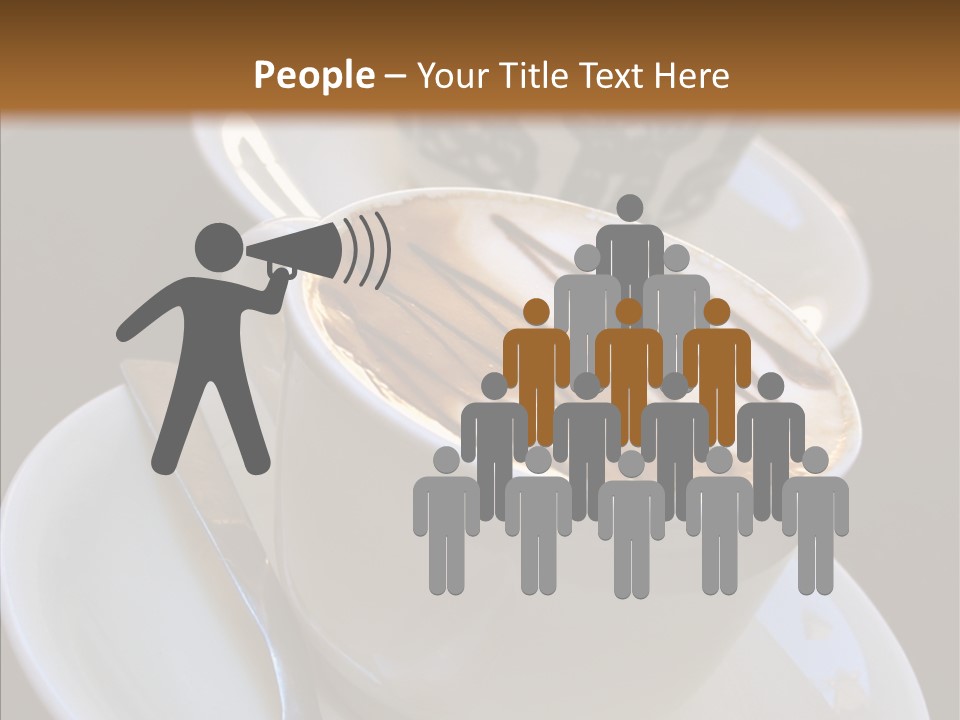 Ceramic Latte Breakfast PowerPoint Template