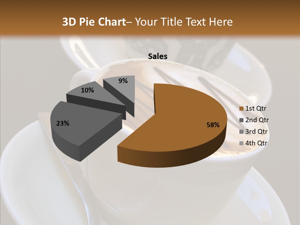 Ceramic Latte Breakfast PowerPoint Template