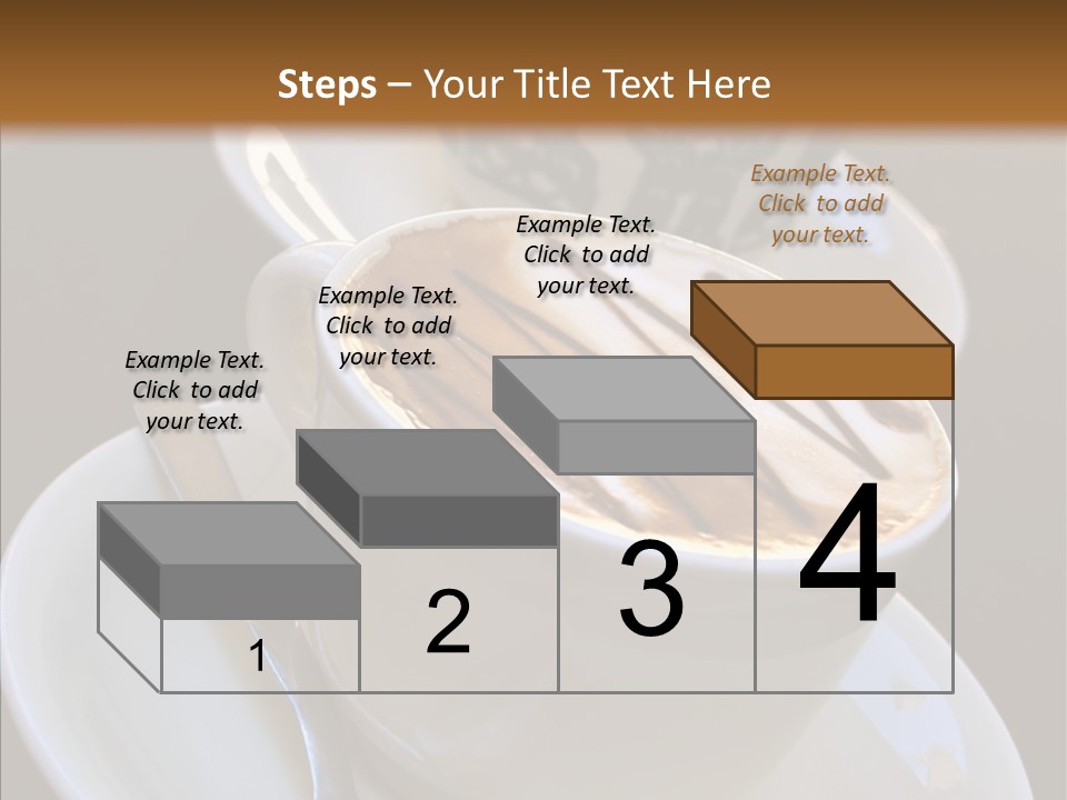 Ceramic Latte Breakfast PowerPoint Template