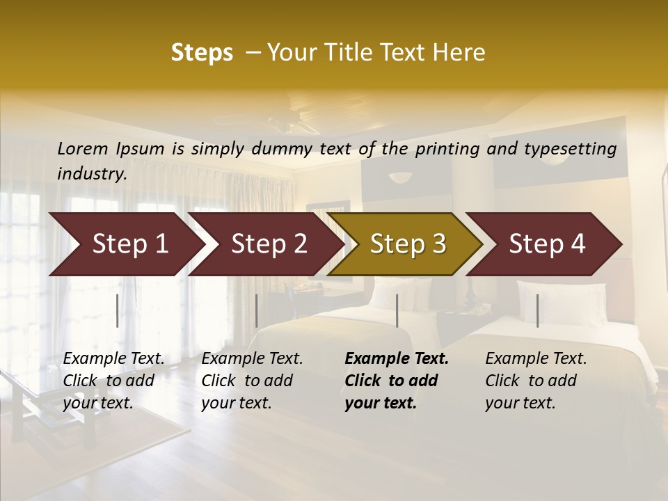 Relax Getaway Vacation PowerPoint Template