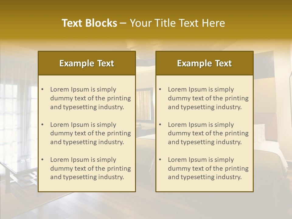 Relax Getaway Vacation PowerPoint Template